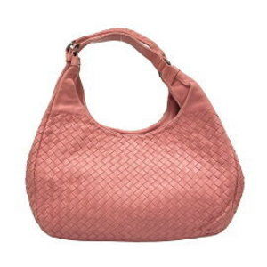 BOTTEGA VENETA Campana Bag Shoulder Pink Leather